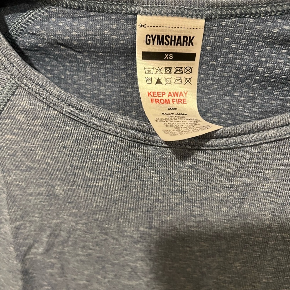 Gymshark Blue Long Sleeve Top - Picture 2 of 4